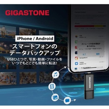 2in1 OTG USBメモリー USB-A+Type-C Gigastone