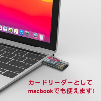 3in1 microSD+SDアダプター+カードリーダーセット Gigastone