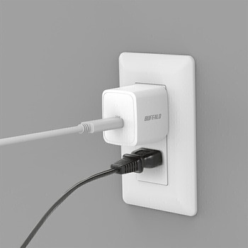 PD20W対応AC充電器 C×1ポート ホワイト - BUFFALO(バッファロー)