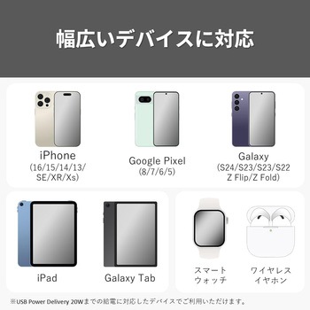 PD20W対応AC充電器 C×1/A×1 2ポート ホワイト BUFFALO(バッファロー)