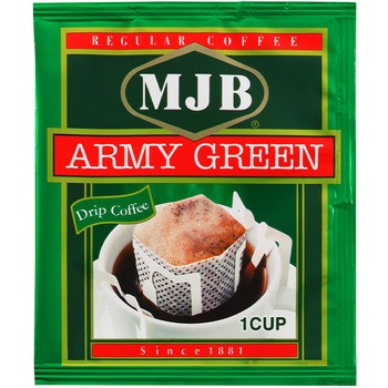 MJB アーミーグリーンドリップコーヒー MJB