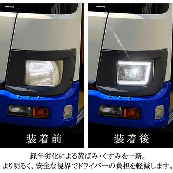いすゞ エルガ・エルガミオ/日野ブルーリボン・レインボー プロジェクタ―LEDヘッド 左右セット JET INOUE(ジェットイノウエ)