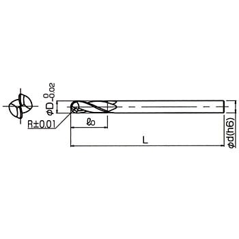 DZ-OCSB2120-L140 ワンカットボール 1本 ダイジェット工業(DIJET