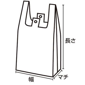 L レジ袋(半透明) 1パック(100枚) ノーブランド 【通販サイトMonotaRO】