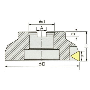 SE90-4100R α90フェースミル SE90形 直角削りカッター 1個 MOLDINO(旧