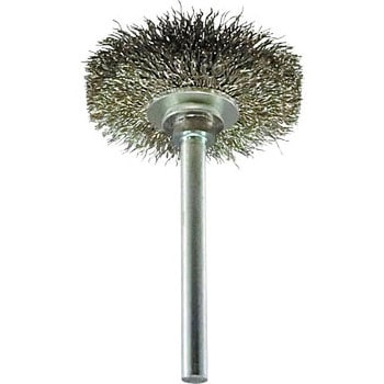 ミニチュアステンレス軸付ホイールブラシ SUN POWER