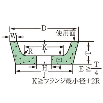 汎用ビト砥石WA11号 ノリタケカンパニー