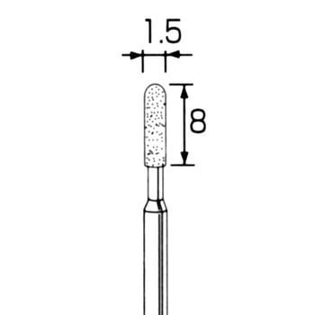 電着ダイヤモンドバー 砲弾型 ヤナセ(柳瀬)
