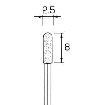 電着ダイヤモンドバー 砲弾型 ヤナセ(柳瀬)
