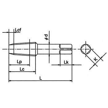 IRT 2.5P H G 1-1/4-11-1/2NPT 管用テーパタップ(米式) インターラップ