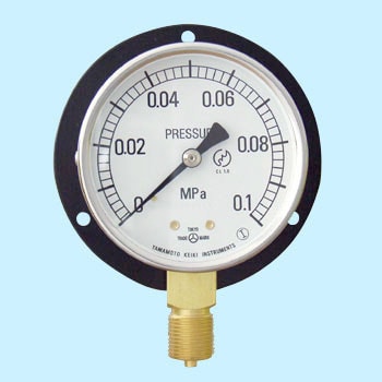 普通型圧力計(立形・つば付) 山本計器