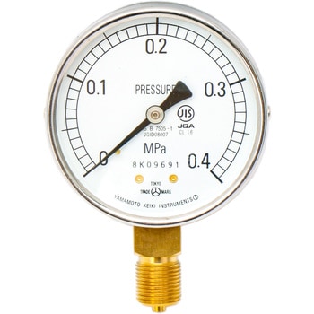 普通型圧力計(立形・つばなし)