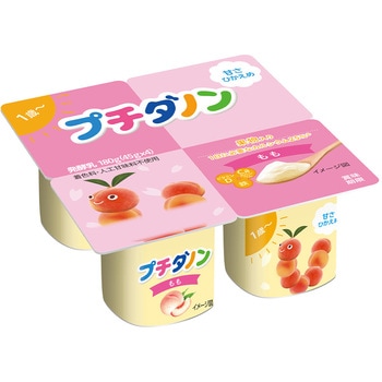 [冷蔵] プチダノン もも ヨーグルト 【1歳～】 ダノンジャパン
