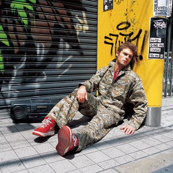 2610 【廃番】2610 ツナギ服(迷彩) 1着 AUTO-BI(山田辰) 【通販