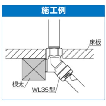 WL35型 床下横取付アダプター オンダ製作所