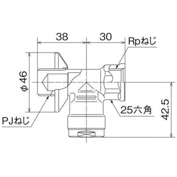 WL61型 プラグ付水栓エルボ オンダ製作所