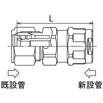 WJ72型 既設管変換継手 青銅 オンダ製作所