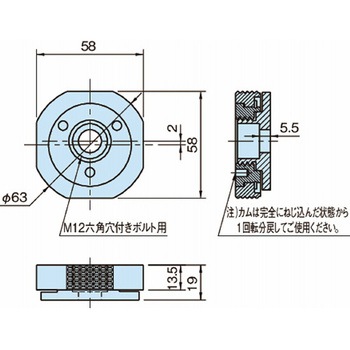 カムブロック カムブロック(Sタイプ) CLS58CB CLS58CB イマオコーポレーション