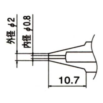 交換ノズル(N1シリーズ) 白光 はんだごて関連用品 【通販モノタロウ】