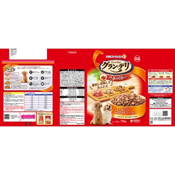 グラン・デリ ふっくら仕立て ビーフ・鶏ささみ・緑黄色野菜・チーズ・角切りビーフ粒入り ユニ・チャーム