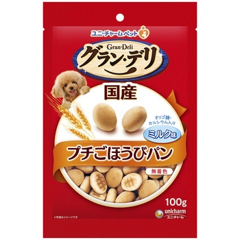 グラン・デリ おやつ プチごほうびパン ミルク味 - ユニ・チャーム
