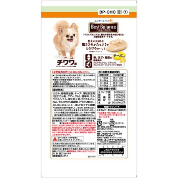 ベストバランスおやつ チワワ用 鶏ささみ チーズ入り ユニ・チャーム