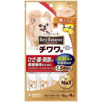 ベストバランスおやつ チワワ用 高齢向け 鶏ささみ チーズ入り ユニ・チャーム