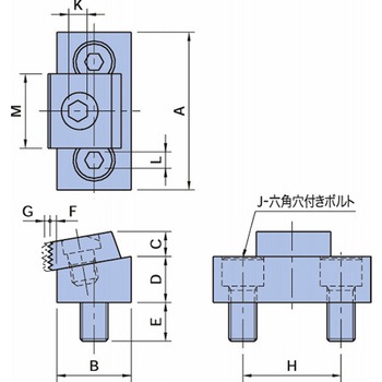 クランプ&ストッパー コンパクトトークランプ MBCTC MBCTC16 イマオコーポレーション