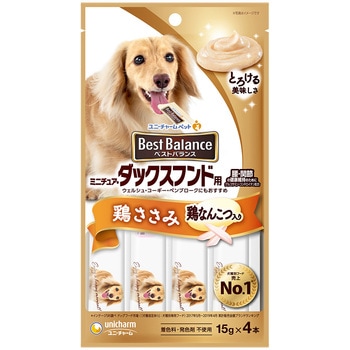 ベストバランスおやつ ミニチュア・ダックスフンド用 鶏ささみ 鶏なんこつ入り ユニ・チャーム