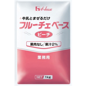 ハウス フルーチエ ベース ピーチ 1kg x6 ハウスギャバン