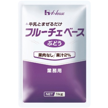 ハウス フルーチェベース ぶどう 1kg x6 ハウスギャバン