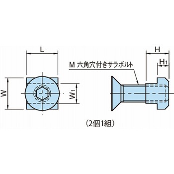 モジュラーバイスシステム Tナットセット MVAC-T MVAC150T16 イマオコーポレーション