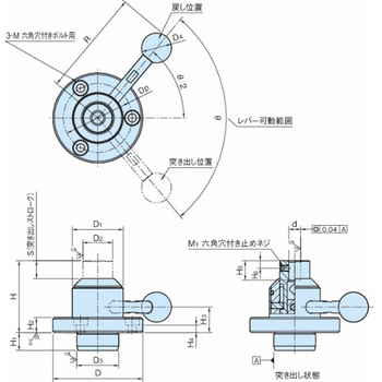 位置決めピン 突き出しピン CP700 CP700-30063R イマオコーポレーション