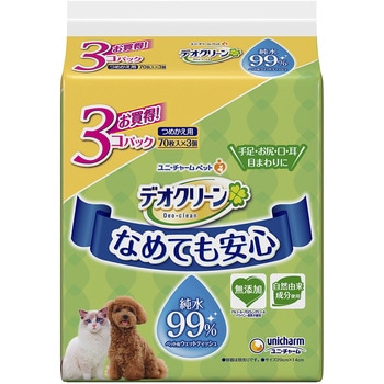 デオクリーン 純水99%ウェットティッシュ つめかえ用 ユニ・チャーム
