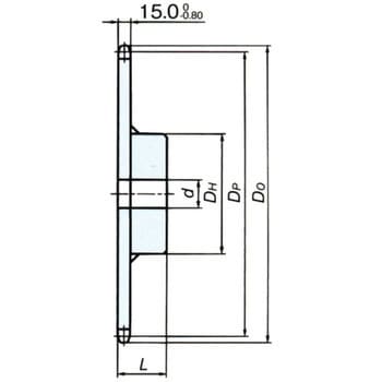 RS標準スプロケットRS80 1Bタイプ