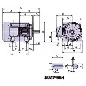TFO-KK 4P 22KW 三相モートル 全閉外扇型 1台 日立産機システム 【通販