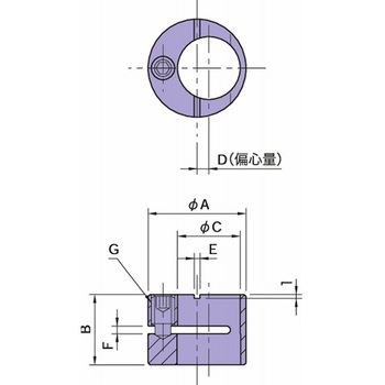 クランプ&ストッパー 偏心ブロック BJ767 BJ767-18001 イマオコーポレーション