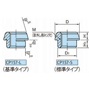 プルフィックス テーパーブッシュ CP157 CP157-20001L イマオコーポレーション