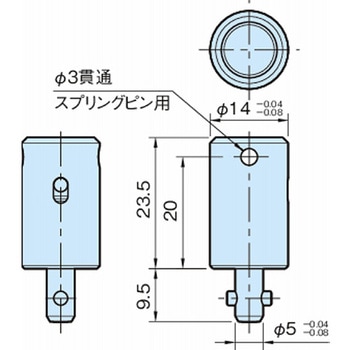 ワンタッチ着脱 シャフトジョイント QCSJ QCSJ0514A - イマオコーポレーション