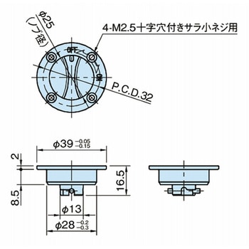 ワンタッチ着脱 フラットクランパー QCFC QCFC0639-SUS イマオコーポレーション