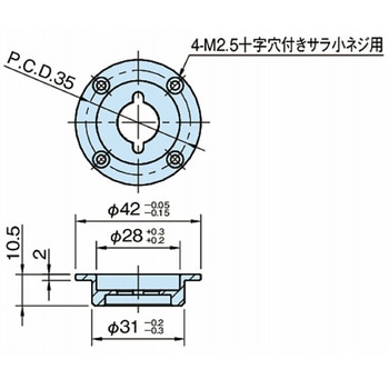 ワンタッチ着脱 フラットクランパー用ケース QCFC-B QCFC0639-B-SUS イマオコーポレーション