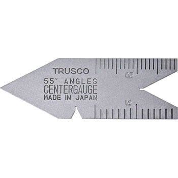 トラスコ中山/TRUSCO センターゲージ 焼入品 測定範囲55° 55Y(2296055