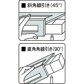 ポリカ止め定規 TRUSCO