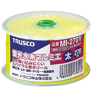 MI-270  Y 蛍光水糸 マルミエ TRUSCO 08290755