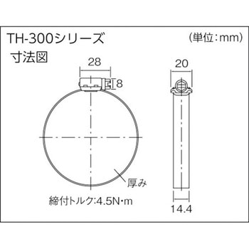 オールステンレスホースバンド(14.4mm幅) BREEZE