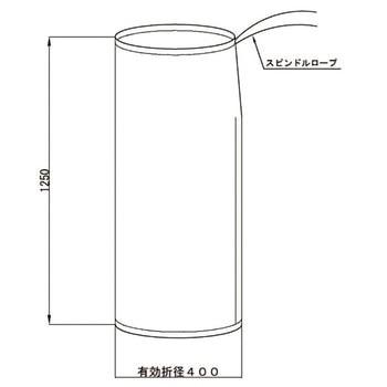 ボンベカバー(酸素瓶用) TRUSCO