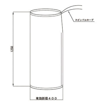 GBC-TP1 ボンベカバー(酸素瓶用) 1枚 TRUSCO 【通販モノタロウ】