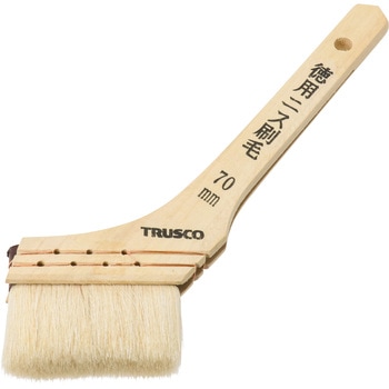 徳用ニス刷毛 木柄 TRUSCO