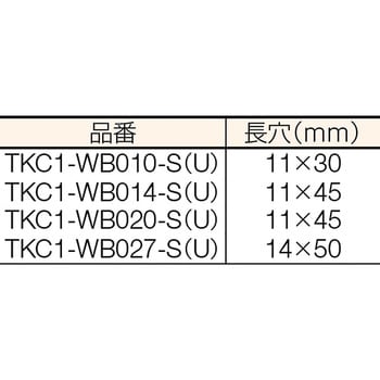 TKC1-WB020-U 配管支持用チャンネルブラケット(100型) 1個 TRUSCO