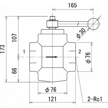 2方弁(シャットオフ弁) RIKEN(理研機器)